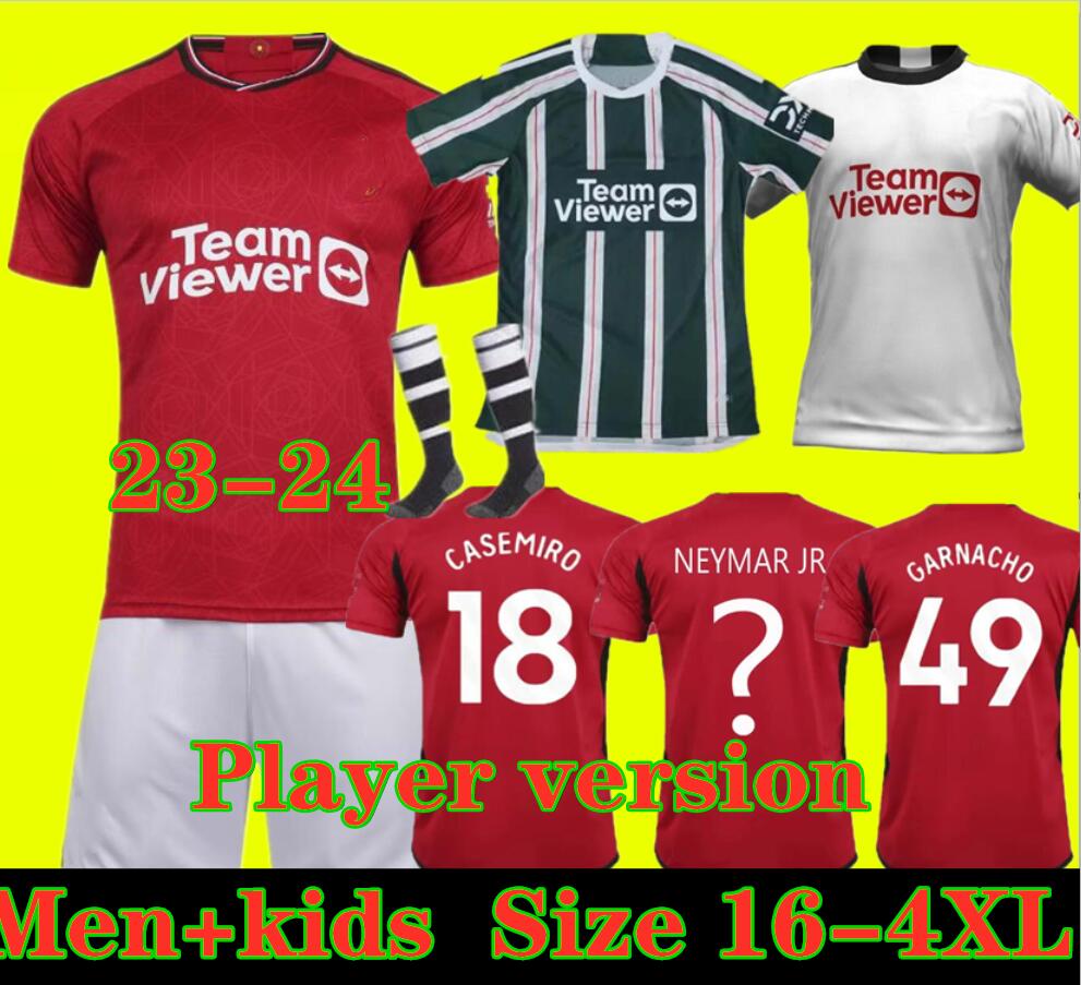 Size 16- 23 24 Antony Casemiro Martinez Eriksen Soccer Jerseys Rashford 2023 2024 Sancho B. Fernandes Fred S Mans Utds Football, 23-24 3rd7
Size 16- 23 24 Antony Casemiro Martinez Eriksen Soccer Jerseys Rashford 2023 2024 Sancho B. Fernandes Fred S Mans Utds Football, 23-24 3rd7