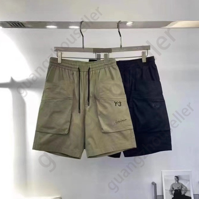 Deisgner Shorts for Men Y3 Signature Print High Street Polyester Casual Cargo Pants, Khaki
Deisgner Shorts for Men Y3 Signature Print High Street Polyester Casual Cargo Pants, Khaki
