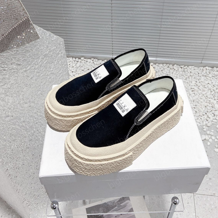 Designer Casual Shoes Margiela Thick Bottom Sneakers Luxury Leather Loafers Women's Heightening Shoes, Black
Designer Casual Shoes Margiela Thick Bottom Sneakers Luxury Leather Loafers Women's Heightening Shoes, Black