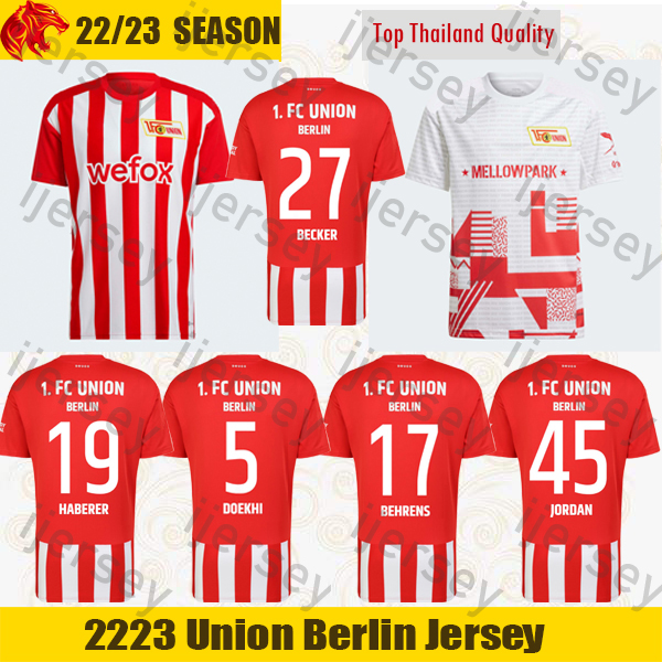 22 23 Union Berlin Soccer Jerseys BECKER 2023 2024 BEHRENS DOEKHI HABERER KNOCHE Football Shirt MICHEL KHEDIRA JURANOVIC LAIDOUNI Special Fourth Kit Mens Jersey, 2223 home
22 23 Union Berlin Soccer Jerseys BECKER 2023 2024 BEHRENS DOEKHI HABERER KNOCHE Football Shirt MICHEL KHEDIRA JURANOVIC LAIDOUNI Special Fourth Kit Mens Jersey, 2223 home
