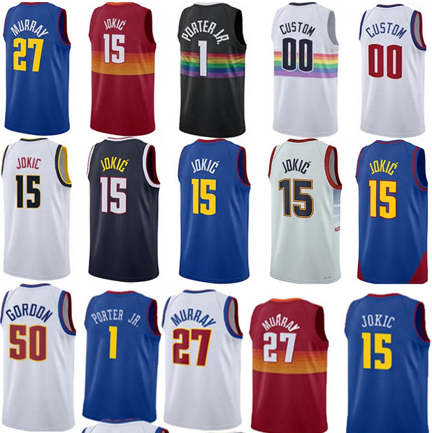 Jamal 27 jersey Nikola 15 basketball jerseys blue MuRRAy white JoKIcs Stitched
Jamal 27 jersey Nikola 15 basketball jerseys blue MuRRAy white JoKIcs Stitched