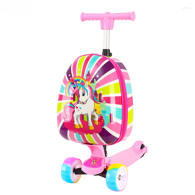 Suitcases 16 Inch Kids Scooter Travel Suitcase On Wheels Lazy Trolley Bag Children Rolling Luggage Cute Cartoon Gift
Suitcases 16 Inch Kids Scooter Travel Suitcase On Wheels Lazy Trolley Bag Children Rolling Luggage Cute Cartoon Gift