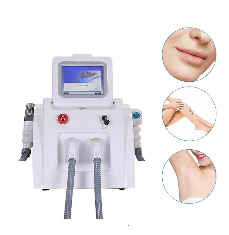 IPL Hair Removal Machine with OPT Technology - 2-in-1 Device for Permanent Hair Reduction & Skin Rejuvenation, Safe for Face & Body, Professional Home