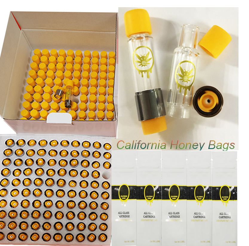 California Honey Vape Cartridges Full Glass Carts 1ml Atomizers Screw In Bottom Empty 510 Thread Thick Oil E Cigarettes Packaging Bags QR Stickers 2 Days Delivery
California Honey Vape Cartridges Full Glass Carts 1ml Atomizers Screw In Bottom Empty 510 Thread Thick Oil E Cigarettes Packaging Bags QR Stickers 2 Days Delivery