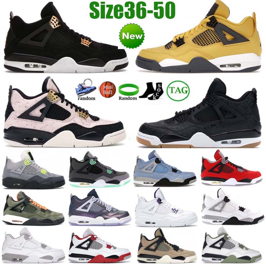Plus Basketball shoes 4s Jumpman 4 Retro Black Cat University Bue white oero Lightning union Fire Pure Money metallic green sneakers men women trainers size 36-50, #19
Plus Basketball shoes 4s Jumpman 4 Retro Black Cat University Bue white oero Lightning union Fire Pure Money metallic green sneakers men women trainers size 36-50, #19