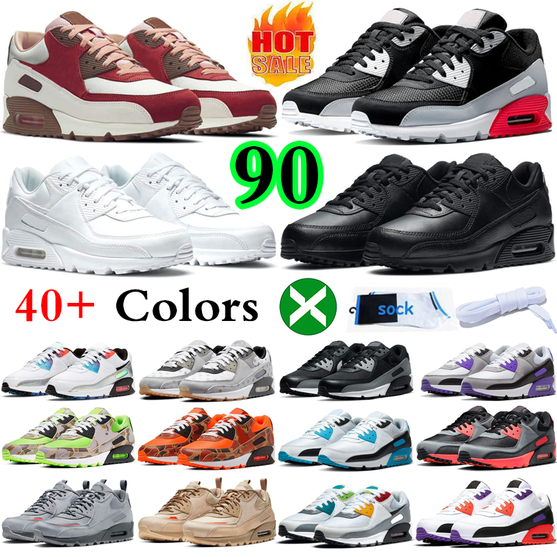 

2023 max 90 90s air running shoes for men women designer sneakers Triple Black White Solar Flare Surplus Wolf Grey Raptors Medium Olive Supernova outdoor sport mens