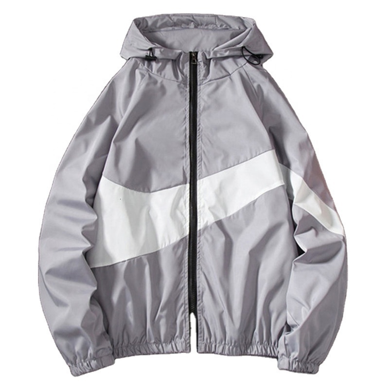 Men's Jackets Hooded Windbreaker Jackets Men Long Sleeve Black Zipper Spring Autumn Top Coat Male Pocket Bomber Jackets Women 230612