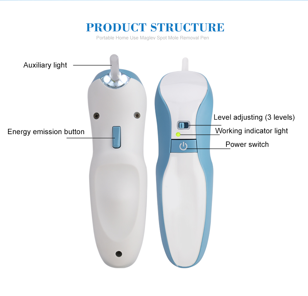 Plasma Pen for Skin Tag Removal, Mole Removal & Eyelid Lift, Fibroblast Plasma Pen with 3 Needles, Non-Surgical Skin Tightening Device