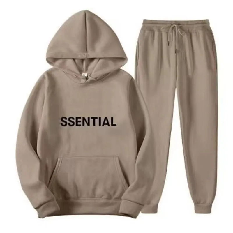 For Women - Stylish 2-Piece Jacquard Hoodie & Sweatpants Set, Women's Tracksuits Autumn Winter Warm Fashion Streetwear C260312