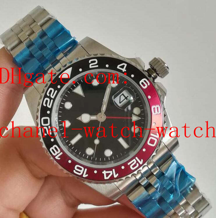 Topselling Top Quality Men's Watch 40mm Black And Red Ceramic Bezel GMT 126710 Asia 2813 Movement Automatic Mens Wrist Watches, Customize
Topselling Top Quality Men's Watch 40mm Black And Red Ceramic Bezel GMT 126710 Asia 2813 Movement Automatic Mens Wrist Watches, Customize
