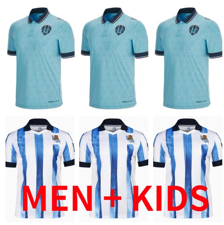 23 24 Levante Soccer Jerseys 2023 2024 Real Sociedad Merino OYARZABAL Isak Guridi Home Murillo Lago Jonior Merveil Cufre THIRD AWAY Camisa de Uniforme de uniform