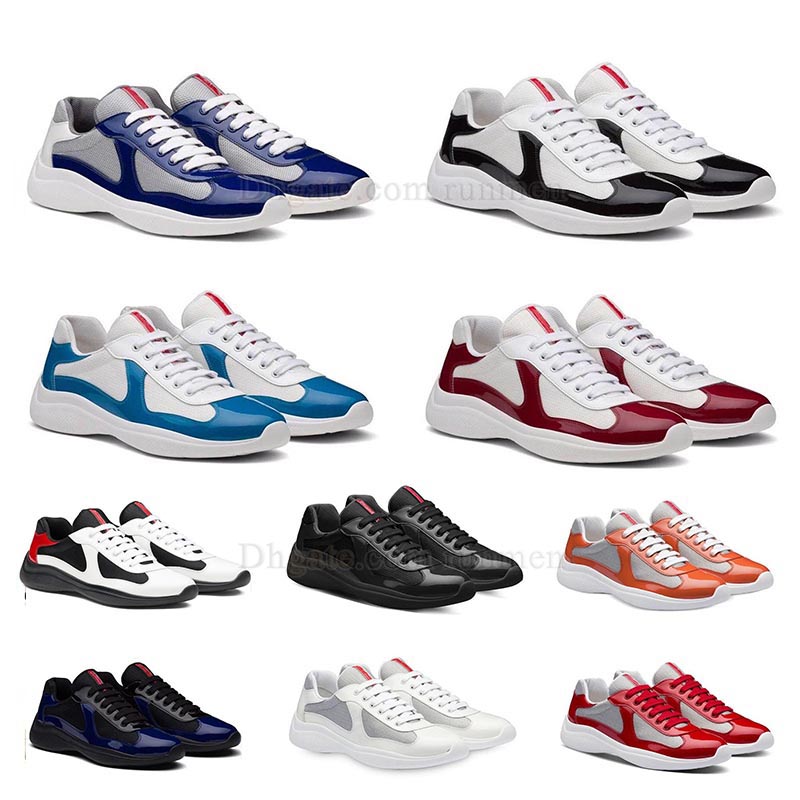 2023 America Cup designer pradaa sneakers mens shoe man Low Casual shoes Black red Mesh Lace-up soft flat shoe prads prad Outdoor Runner sports Trainers big sizes
2023 America Cup designer pradaa sneakers mens shoe man Low Casual shoes Black red Mesh Lace-up soft flat shoe prads prad Outdoor Runner sports Trainers big sizes