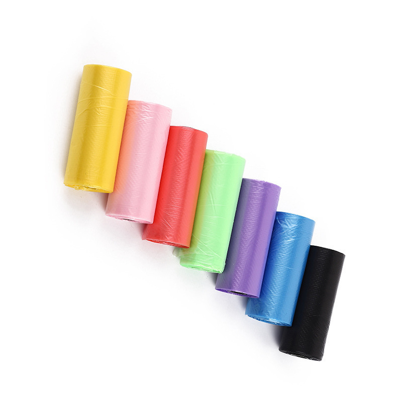 Halloween Pet waste bag Solid color pet litter bag Clean poo bag Walk dog portable litter bag factory stock