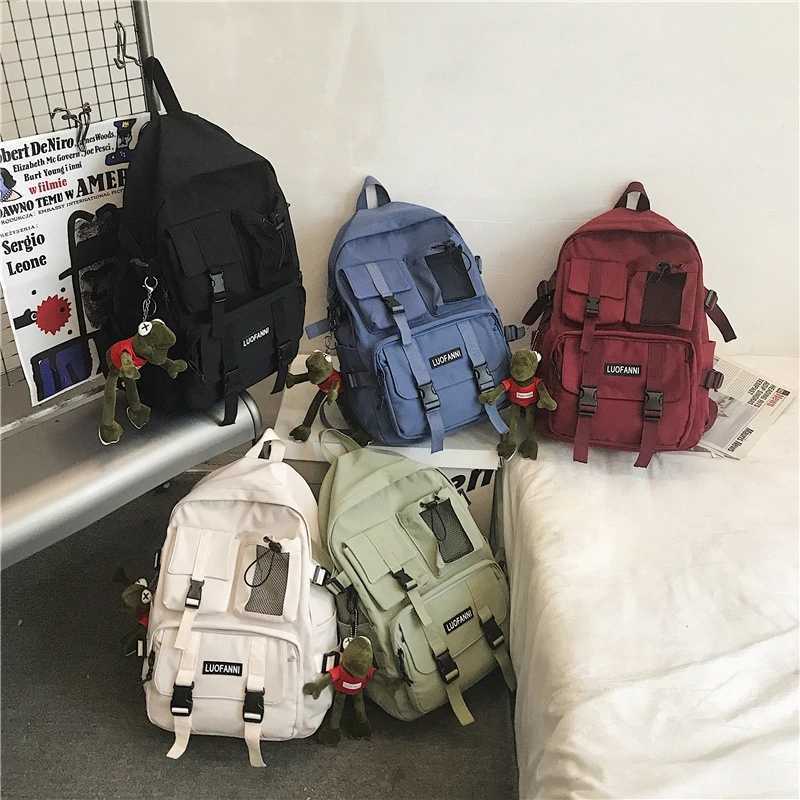 Backpack Multifunctional Teenager Laptop Backpack Women Cool Canvas School Bag High Quality Student Backpacks Boy Girl Fashion Schoolbag J230517