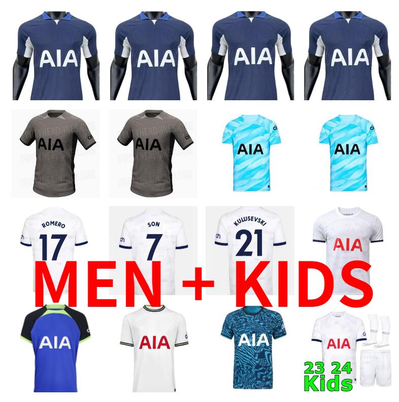 Tottenham 22 23 24 KANE SON KULUSEVSKI Soccer Jerseys SPURS HOJBJERG colorful Away 2023 2024 LUCAS Third 3rd Football kit shirt BRYAN purple tops Men kids sets
Tottenham 22 23 24 KANE SON KULUSEVSKI Soccer Jerseys SPURS HOJBJERG colorful Away 2023 2024 LUCAS Third 3rd Football kit shirt BRYAN purple tops Men kids sets