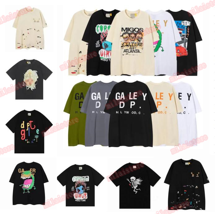 Men's T-shirts Galleries Dept Tees Designer Summer Gallary Shirt Alphabet Printed Star Same Round Neck Short Sleeve T-shirt For Men and Women Oversize Tees, W1111
Men's T-shirts Galleries Dept Tees Designer Summer Gallary Shirt Alphabet Printed Star Same Round Neck Short Sleeve T-shirt For Men and Women Oversize Tees, W1111
