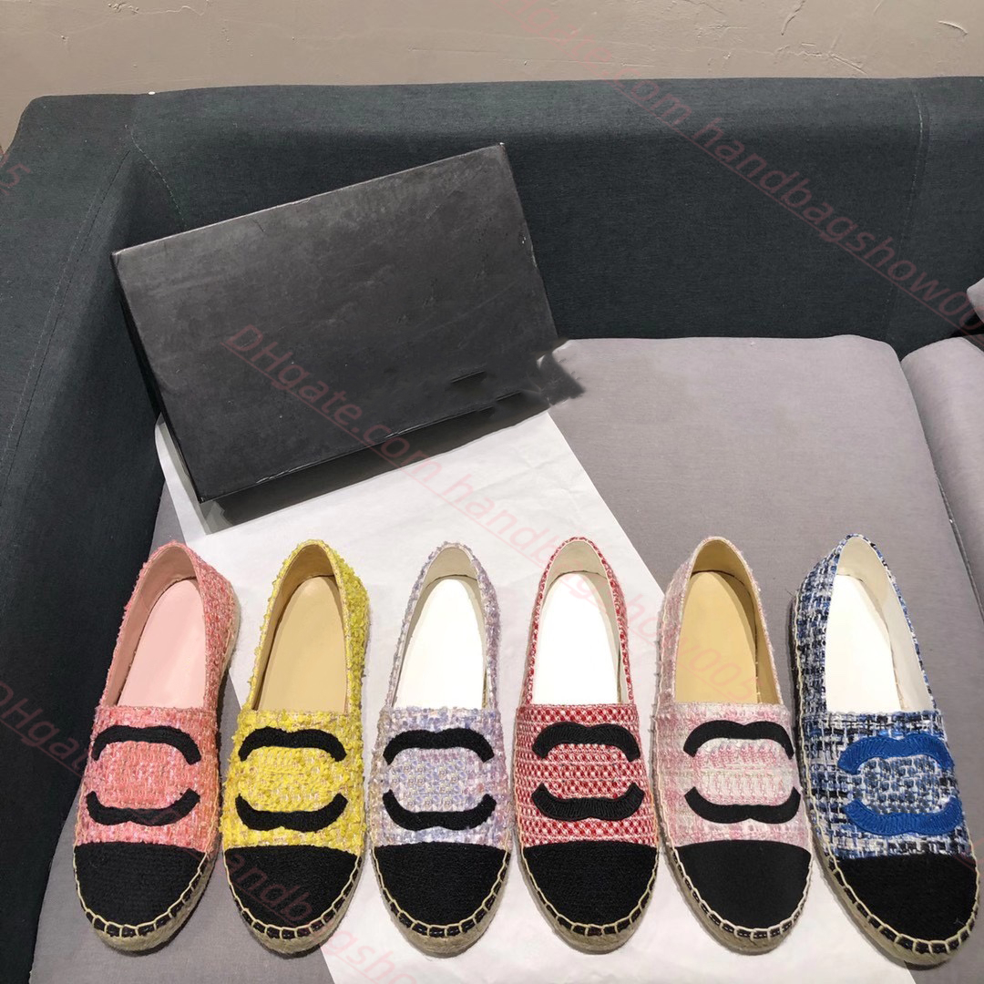 Luxury Designers slides Casual Shoes Top quality Lambskin Espadrilles flat shoes cotton tweed Slippers fashion Footwear Loafers Fisherman sneakers Canvas Shoes, Color-13
Luxury Designers slides Casual Shoes Top quality Lambskin Espadrilles flat shoes cotton tweed Slippers fashion Footwear Loafers Fisherman sneakers Canvas Shoes, Color-13