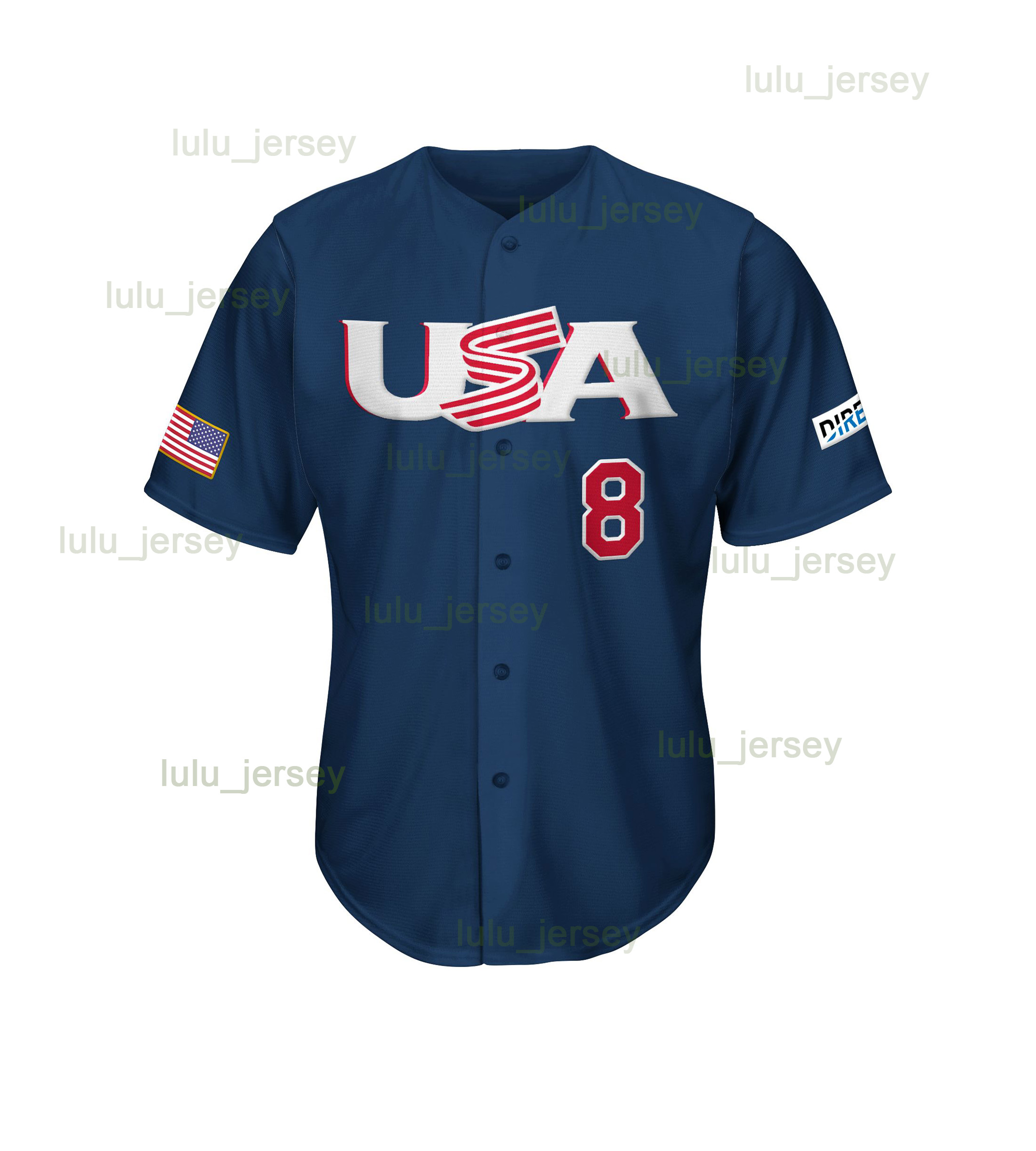 Custom Baseball Jersey USA Shirts Printed Personalized Name Number Uniforms for Men Women Youth Plus Size, Color 2
Custom Baseball Jersey USA Shirts Printed Personalized Name Number Uniforms for Men Women Youth Plus Size, Color 2
