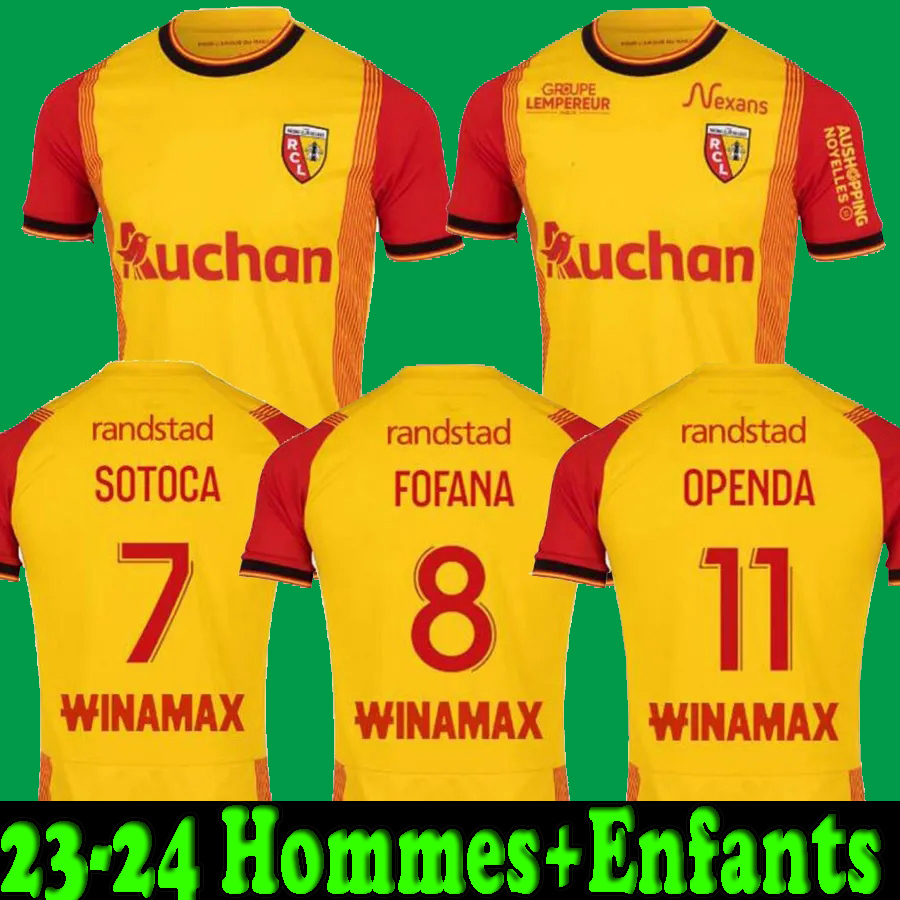 maillot 23 24 RC Lens soccer jerseys home yellow Saint-Barbe special KAKUTA OPENDA GANAGO SOTOCA FOFANA Football Shirt 2023 2024 Hommes Enfants kids NOTRE SANG ESTOR, Third away 1 patch
maillot 23 24 RC Lens soccer jerseys home yellow Saint-Barbe special KAKUTA OPENDA GANAGO SOTOCA FOFANA Football Shirt 2023 2024 Hommes Enfants kids NOTRE SANG ESTOR, Third away 1 patch