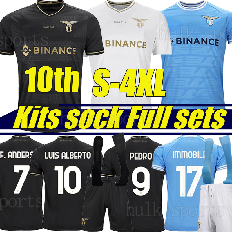 4XL LaZIo 10th Anniversary soccer jerseys ROMAGNOLI IMMOBILE LUIS BASTOS SERGEJ BADELJ LUCAS J.CORREA ZACCAGNI MARUSIC maglie Kits sock football shirt goalkeeper, 22-23 home kit
4XL LaZIo 10th Anniversary soccer jerseys ROMAGNOLI IMMOBILE LUIS BASTOS SERGEJ BADELJ LUCAS J.CORREA ZACCAGNI MARUSIC maglie Kits sock football shirt goalkeeper, 22-23 home kit