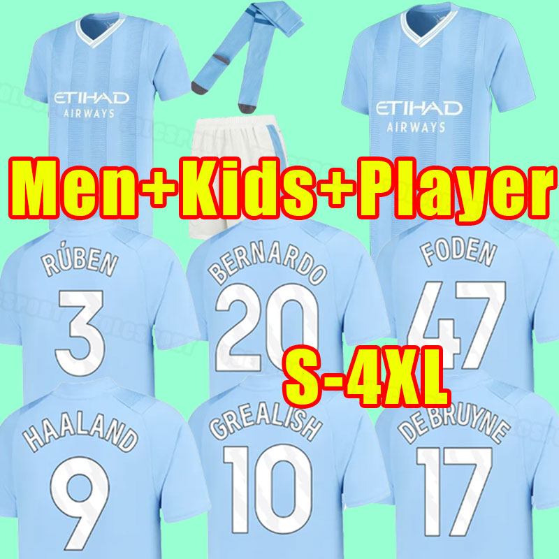 3XL 2023 2024 HAALAND soccer jerseys 23 24 DE BRUYNE MANS CITIES GREALISH STERLING FERRAN MAHREZ MANCHESTERS FODEN football shirt uniforms home Player version, Home+patch
3XL 2023 2024 HAALAND soccer jerseys 23 24 DE BRUYNE MANS CITIES GREALISH STERLING FERRAN MAHREZ MANCHESTERS FODEN football shirt uniforms home Player version, Home+patch