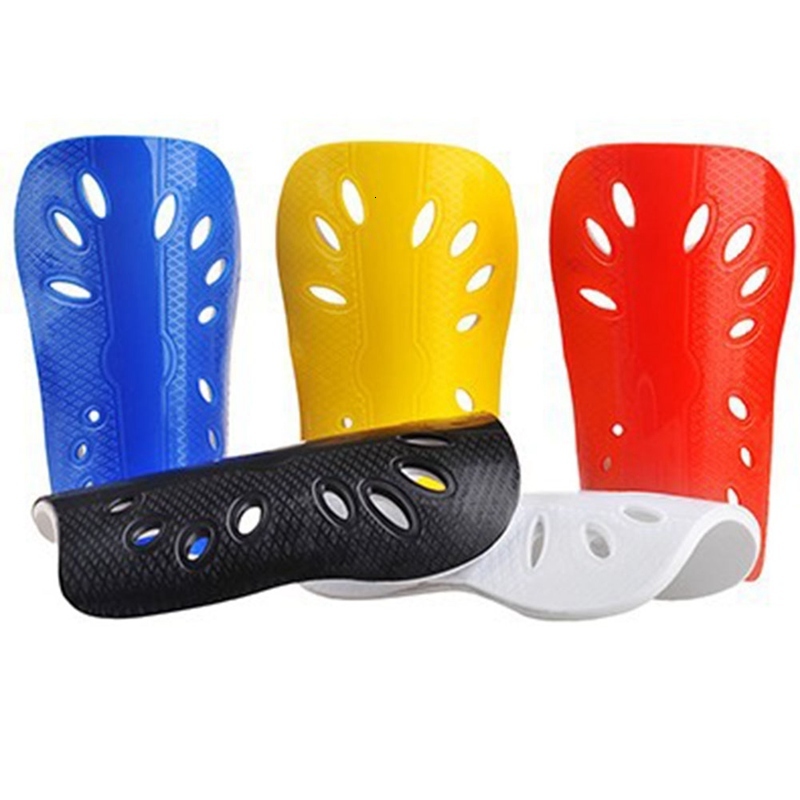 Elbow Knee Pads 1 Pair Football Shin Plastic Soccer Guards Leg Protector For Kids Adult Protective Gear Breathable Guard 5 Colors 230613
