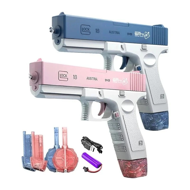 Glock Water Gun Toy Portable Automatic Water Spray Electric Burst Water Gun Children Outdoor Water Fight Toys
Glock Water Gun Toy Portable Automatic Water Spray Electric Burst Water Gun Children Outdoor Water Fight Toys