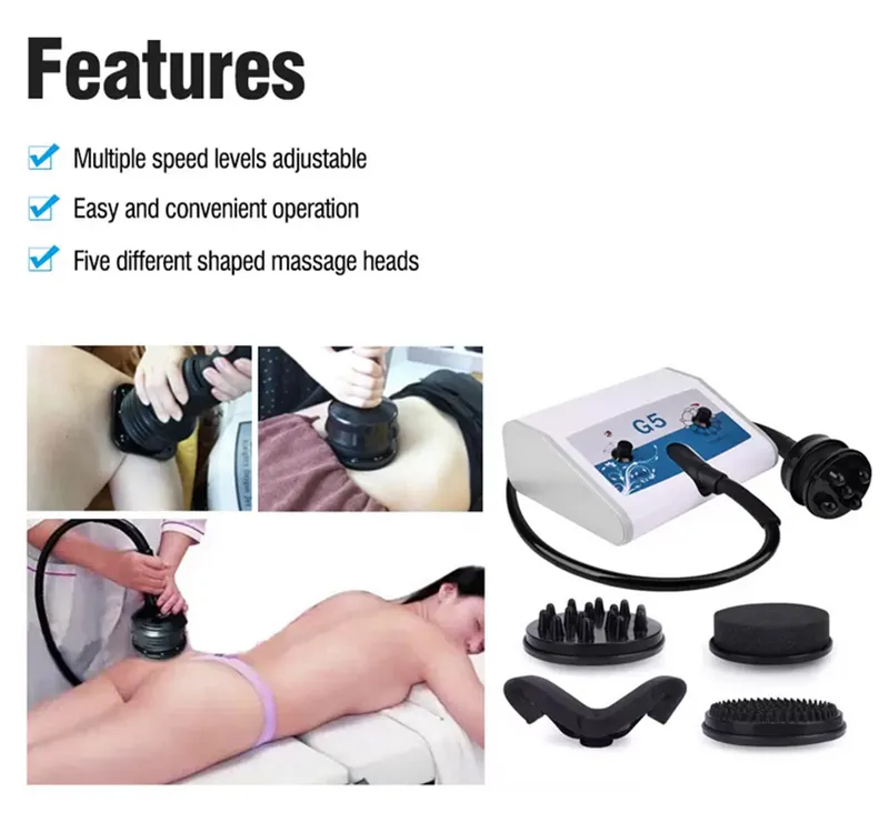 G5 Massage Machine for Body Shaping & Cellulite Reduction, High-Frequency Vibration for Weight-Loss, Muscle Relaxation & Pain Relief