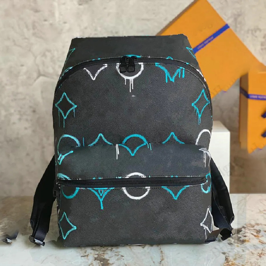 Men Backpack College Bag Graffiti Green Monograms Coated Canvas Designers Creative Travel Bag Laptop School Bags Messenger Bag
Men Backpack College Bag Graffiti Green Monograms Coated Canvas Designers Creative Travel Bag Laptop School Bags Messenger Bag
