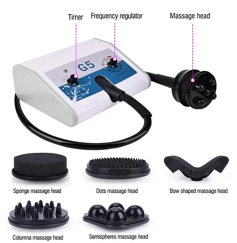 G5 Massage Machine for Body Shaping & Cellulite Reduction, High-Frequency Vibration for Weight-Loss, Muscle Relaxation & Pain Relief