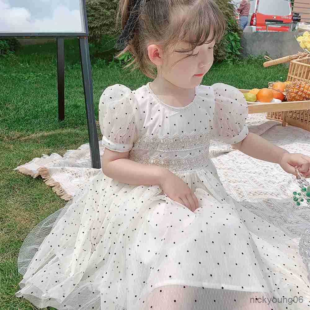 Girl's Dresses Girls Mesh Dress New Kids Clothes Sister White Pattern Shirt Short Sleeve Princess Vestidos R230612, Am3102 green
Girl's Dresses Girls Mesh Dress New Kids Clothes Sister White Pattern Shirt Short Sleeve Princess Vestidos R230612, Am3102 green