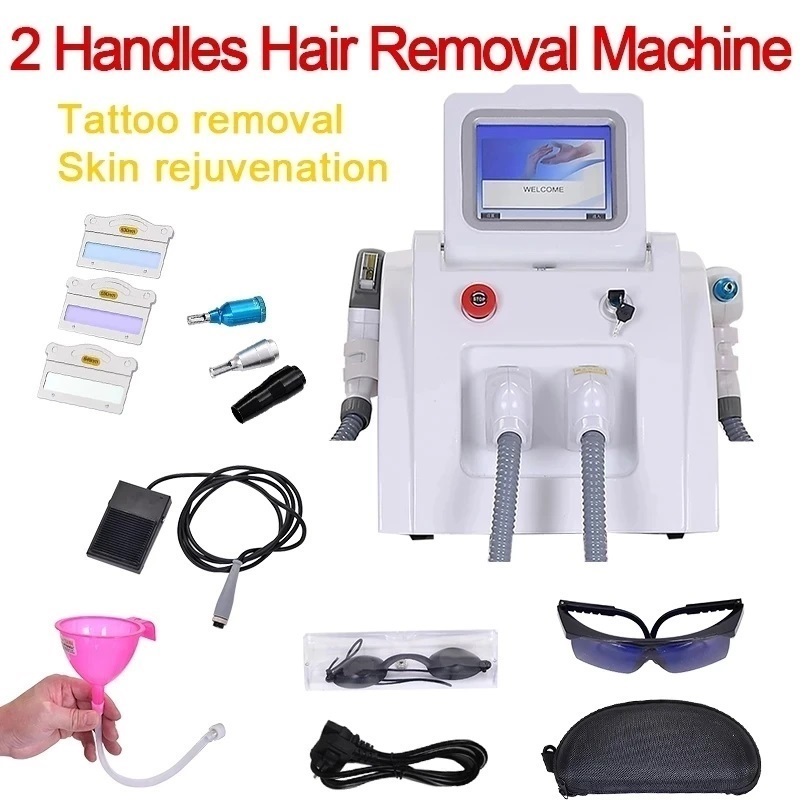 IPL Hair Removal Machine with OPT Technology - 2-in-1 Device for Permanent Hair Reduction & Skin Rejuvenation, Safe for Face & Body, Professional Home