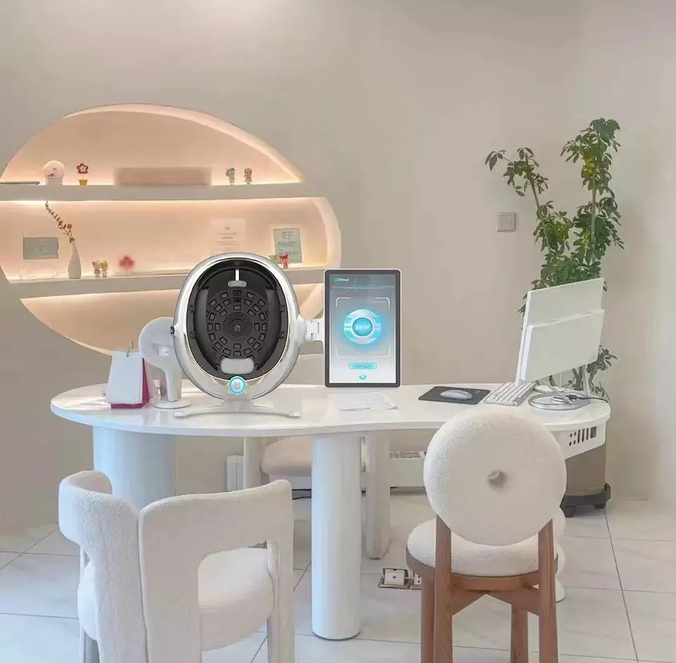 Professional 3D Skin Analyzer for Salons, Magic Mirror Technology with AI, Provides In-Depth Skin Analysis & Personalized Recommendations