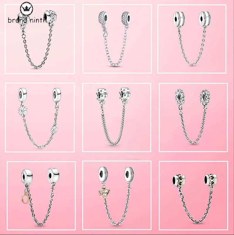 925 Sterling Silver for pandora charms authentic bead Pendant women Bracelets beads Heart Safety Chain Clasp Charm
925 Sterling Silver for pandora charms authentic bead Pendant women Bracelets beads Heart Safety Chain Clasp Charm