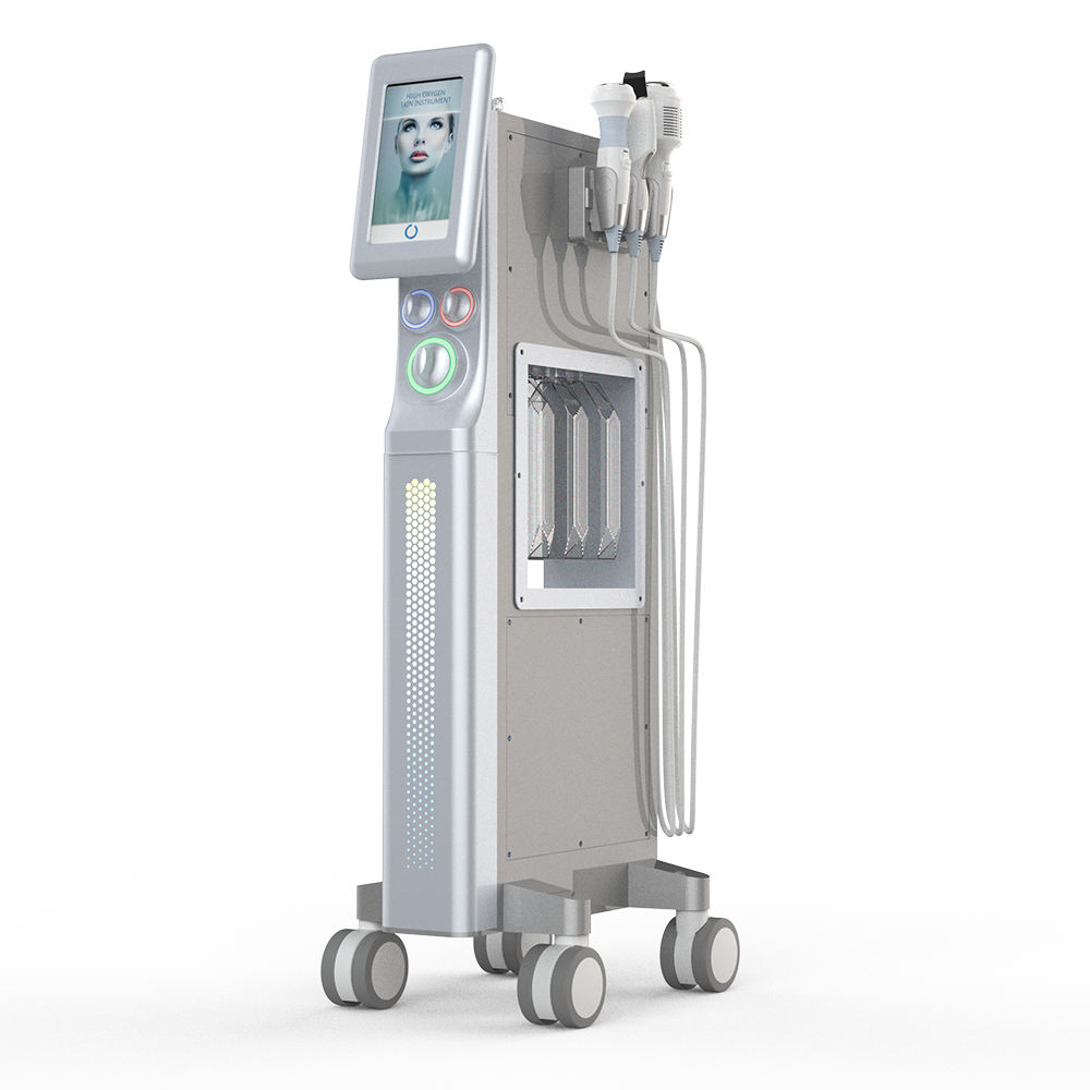 6 in 1 hydra dermabrasion facial cleaning machine Skin Rejuvenation jet peel Oxygen Spray Gun improve skin dark and dim microdermabrasion device