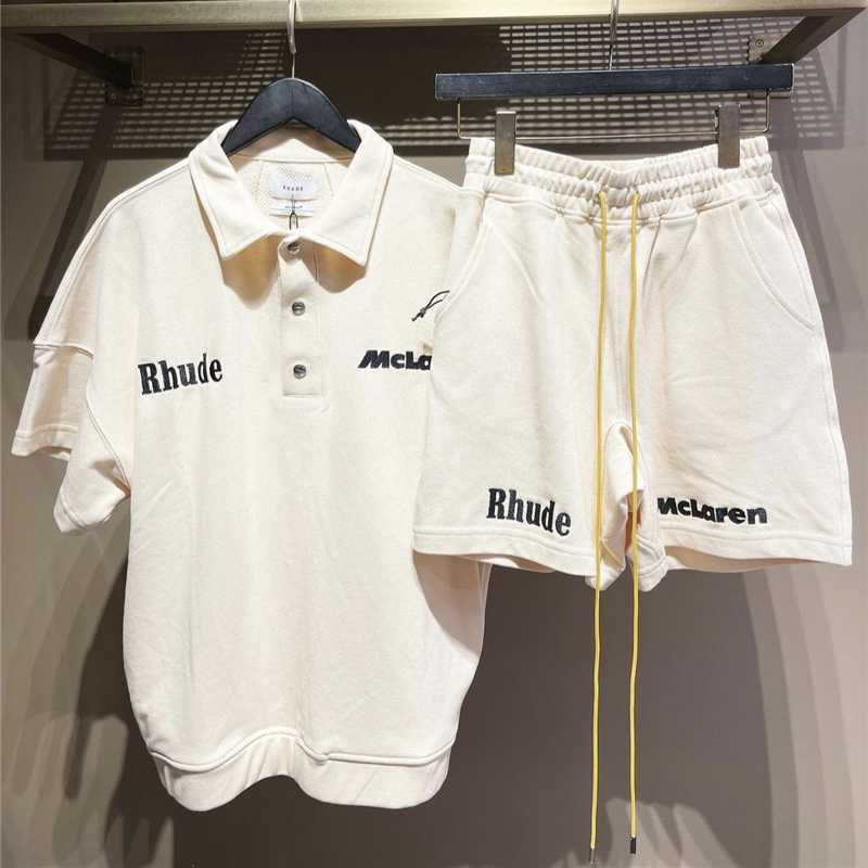 Men's T-shirts Rhude x Mclaren Letter Embroidered Lapel Pullover T-shirt 1 and Women's Short Sleeve S-xl 12d6
Men's T-shirts Rhude x Mclaren Letter Embroidered Lapel Pullover T-shirt 1 and Women's Short Sleeve S-xl 12d6