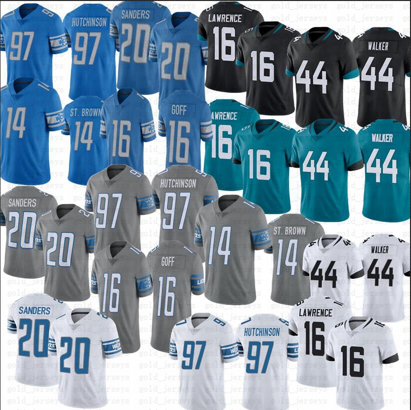 Amon-Ra St. Brown 97 Aidan Hutchinson football jersey Trevor Lawrence Travon Walker Barry Sanders Jared Goff jerseys stitched, As
Amon-Ra St. Brown 97 Aidan Hutchinson football jersey Trevor Lawrence Travon Walker Barry Sanders Jared Goff jerseys stitched, As