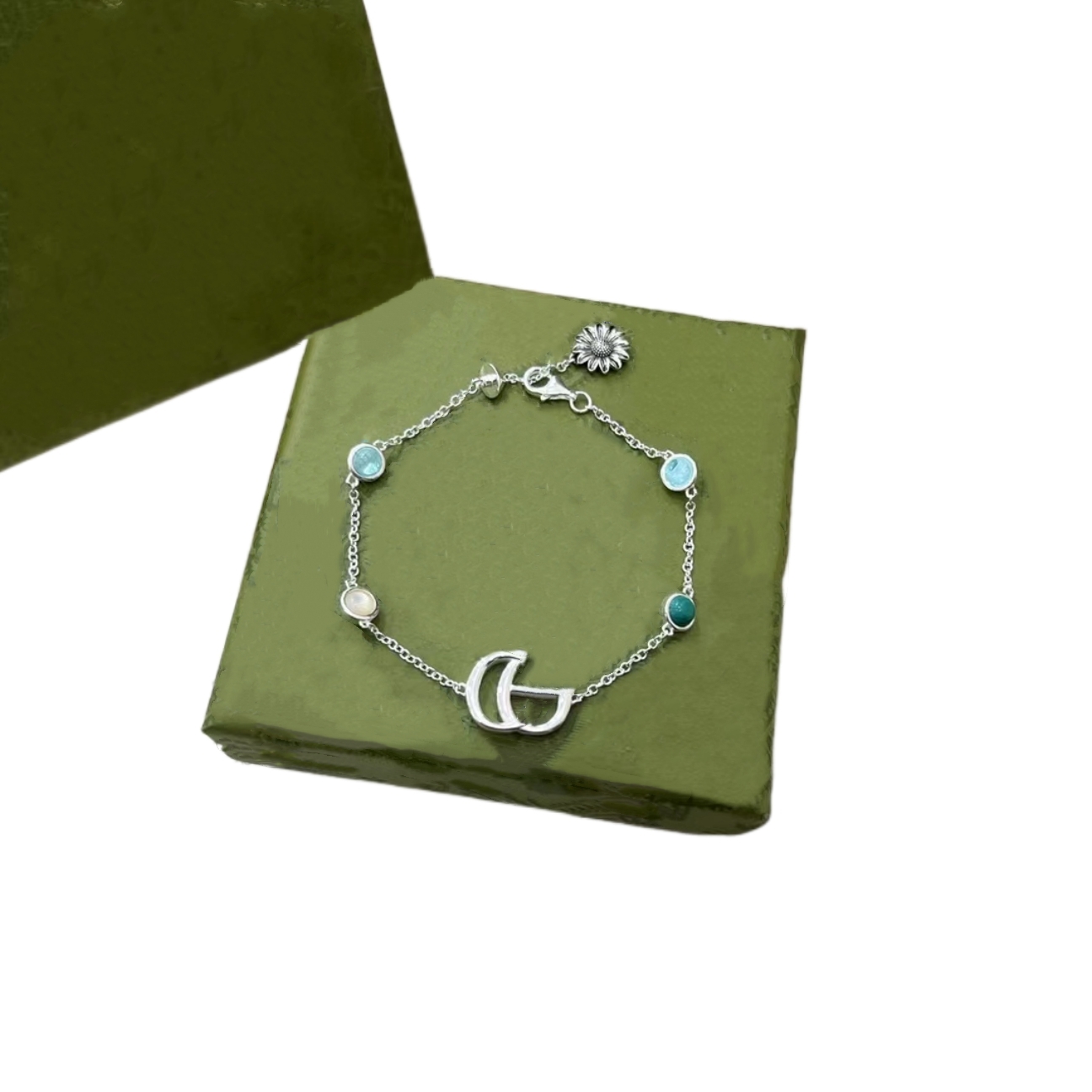 New Luxury Classic designer bracelet love bracelet high quality Silver chain green gemstone for Girl Wedding Mother' Day fashion Jewelry Women Gift
New Luxury Classic designer bracelet love bracelet high quality Silver chain green gemstone for Girl Wedding Mother' Day fashion Jewelry Women Gift