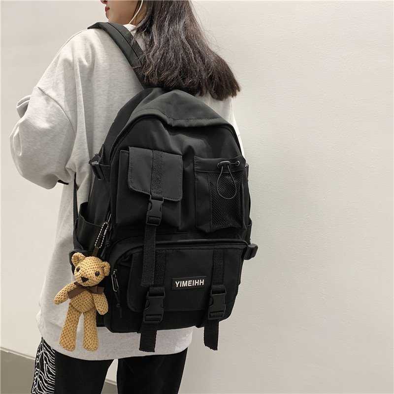 Backpack Multifunctional Teenager Laptop Backpack Women Cool Canvas School Bag High Quality Student Backpacks Boy Girl Fashion Schoolbag J230517