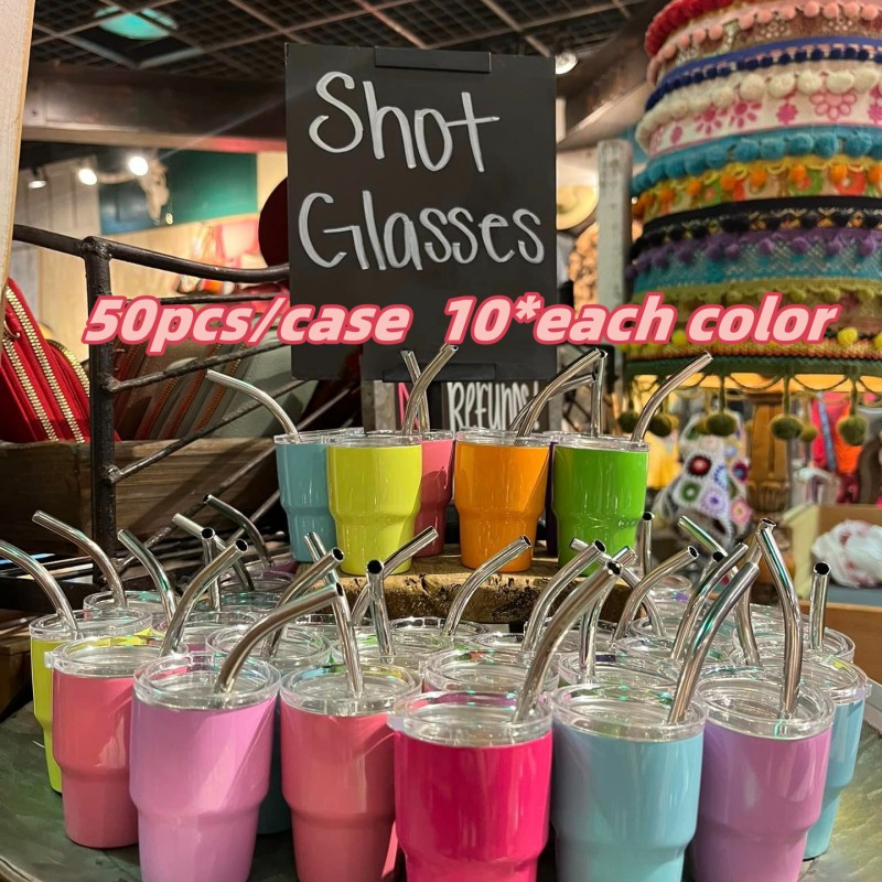 2oz 3oz Sublimation Tumbler Shot Wine Glass Stainless Mini Steel Vacuum Insulation Mug Beer Coffee Cocktail Mug Muti Color Wine Glass Bar Party Supplies
2oz 3oz Sublimation Tumbler Shot Wine Glass Stainless Mini Steel Vacuum Insulation Mug Beer Coffee Cocktail Mug Muti Color Wine Glass Bar Party Supplies