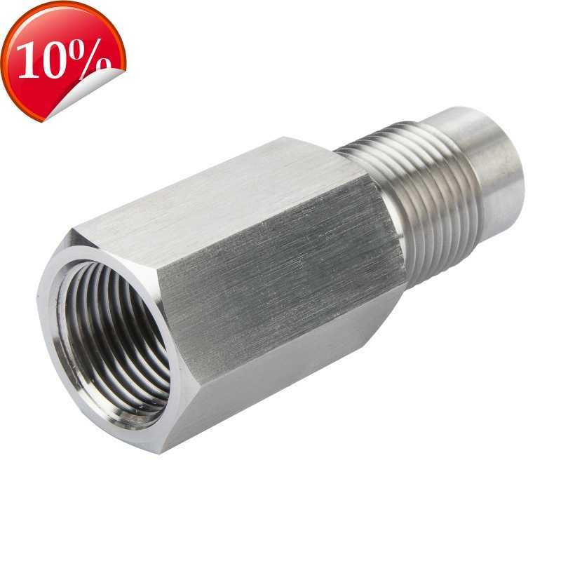 New M18X1.5 Oxygen O2 Sensor Bung Catalytic Converter Extender Spacer Adapter Extended Joint Modification Accessories