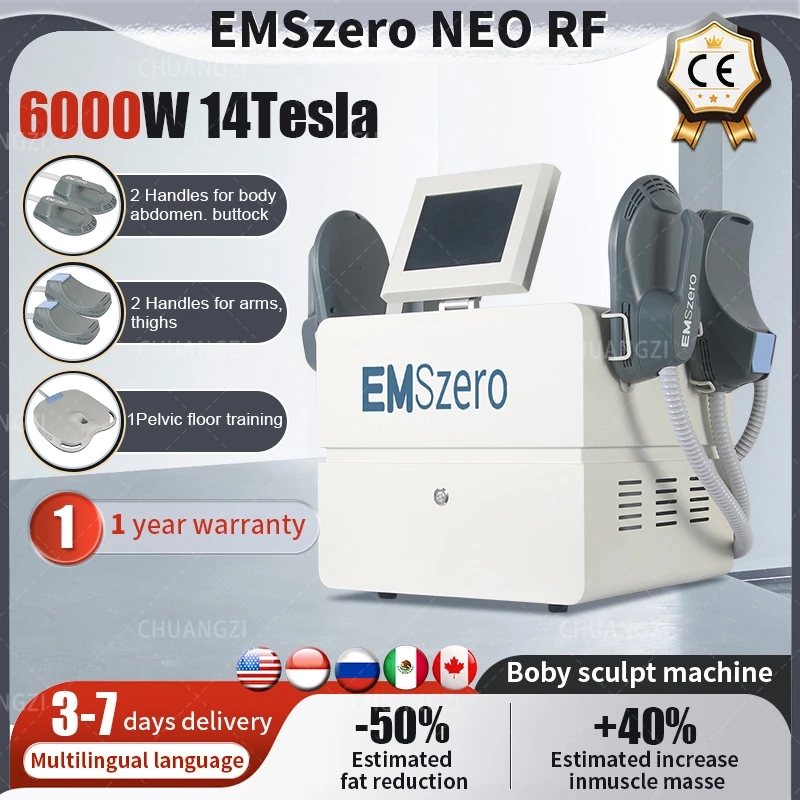 2023 Emszero Hi-emt RF Machine EMS Body Sculpt 14Tesla 6000W for Salon Muscle Massage Equipment Stimulator Shaping CE
2023 Emszero Hi-emt RF Machine EMS Body Sculpt 14Tesla 6000W for Salon Muscle Massage Equipment Stimulator Shaping CE