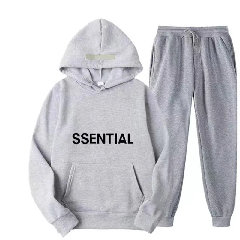 For Women - Stylish 2-Piece Jacquard Hoodie & Sweatpants Set, Women's Tracksuits Autumn Winter Warm Fashion Streetwear C260312