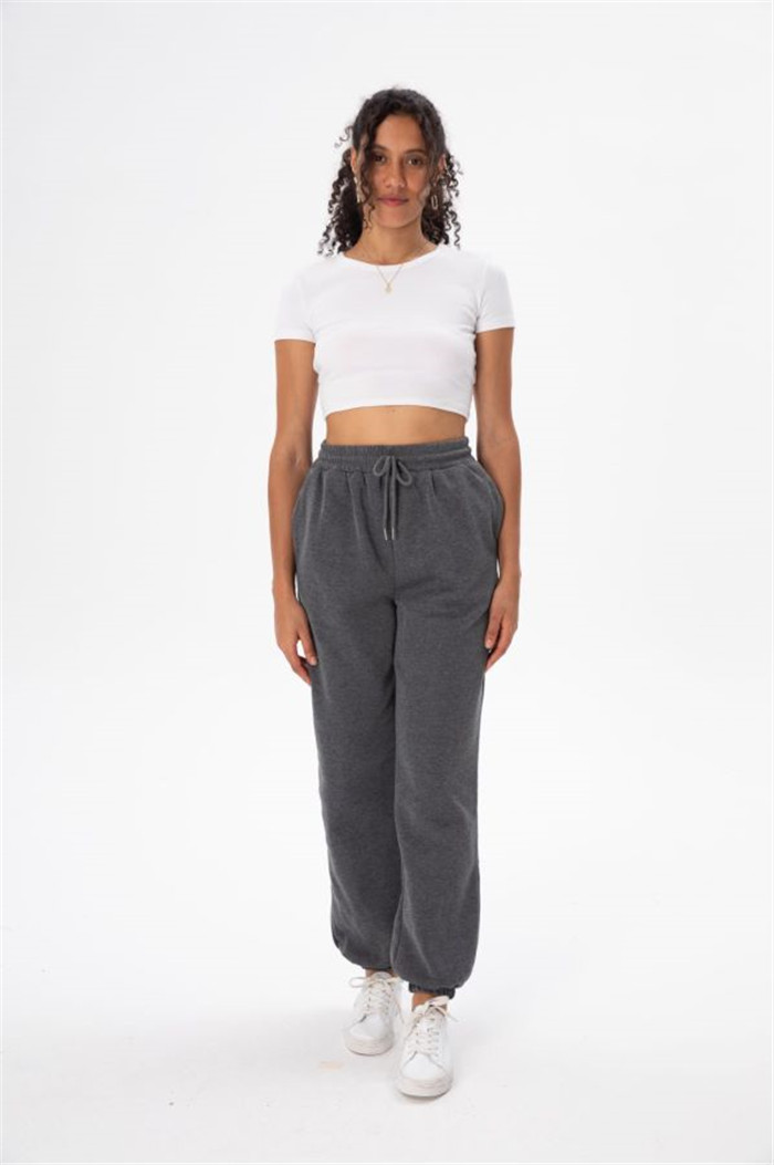 Women's Sweatpants Baggy Gray Sports Pants Joggers Wide Leg Oversized Streetwear High Waisted Trousers Women Drop Fast Ship