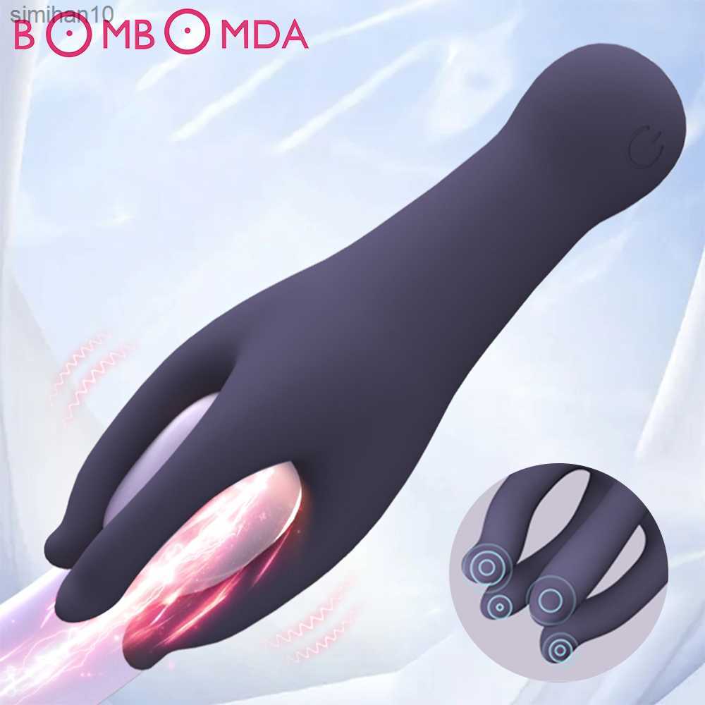 Masturbateur masculin Glans Vibrator Sex Toy pour hommes Vibration Retard durable Endurance Exerise Automatique Climax Glans Stimula L230518