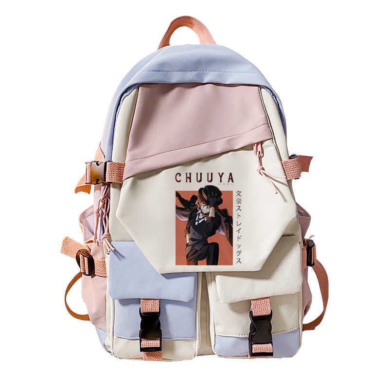 Backpack Bungou Stray Dogs Chuuya Nakahara Girls Backpacks School Bagpacks Casual Schoolbags Girl Female Book Bags Students Bagpacks J230517