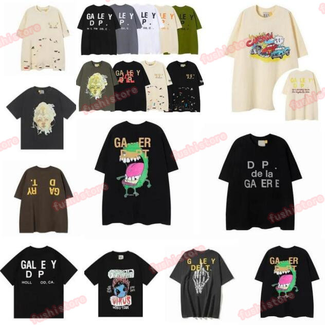 Men' T-shirts Galleries depts Designer Summer Gallary Shirt Alphabet Printed Star Same Round Neck Short Sleeve T-shirt for Men and Women Oversize Tees, E111
Men' T-shirts Galleries depts Designer Summer Gallary Shirt Alphabet Printed Star Same Round Neck Short Sleeve T-shirt for Men and Women Oversize Tees, E111