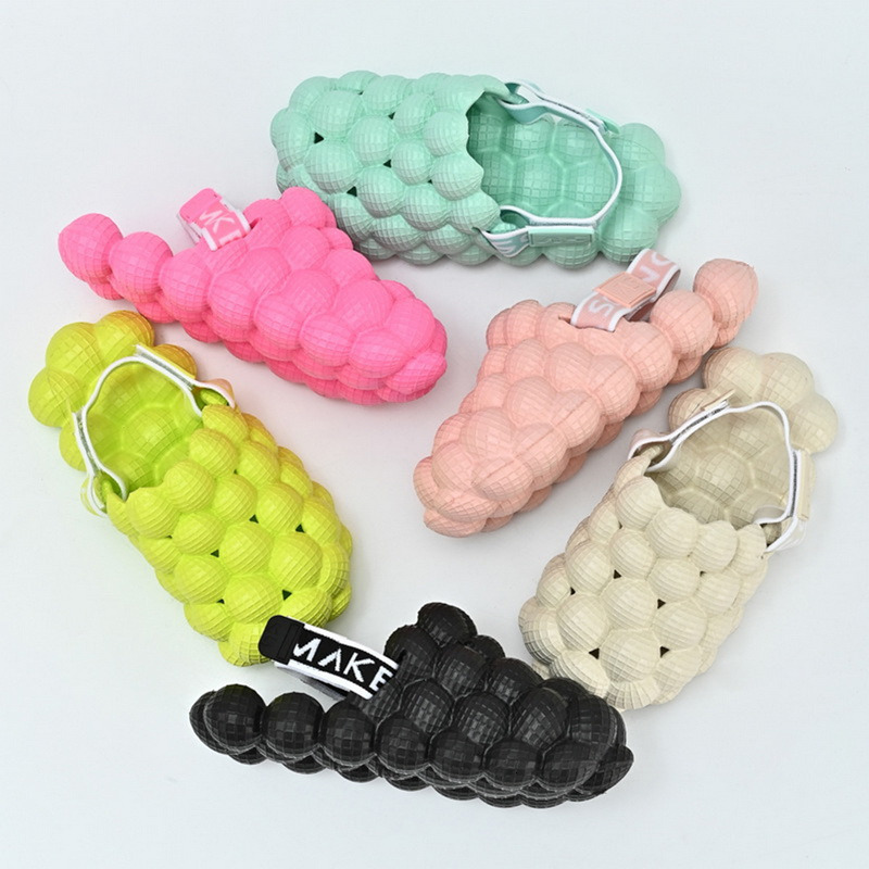 Slipper Toddler Children Cute Bubble Slides Kids Sandals Summer Outdoor Sport Shoes Boys Girls Close Toes Slippers Anti-Slip Slides 230612