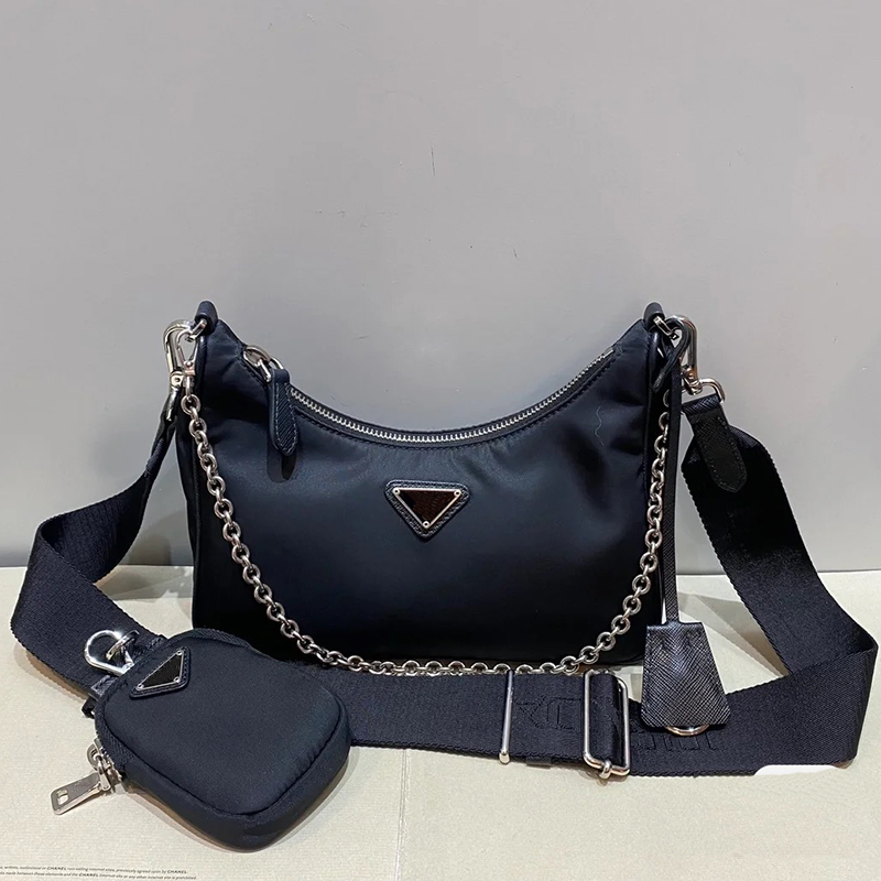 Designer Bag Handbag Cross Body Bag Women Fashion Shoulder Bags Classic Tote 3 pcs Multiple nylon styles Leather With Serial Number 2023 new items, Black
Designer Bag Handbag Cross Body Bag Women Fashion Shoulder Bags Classic Tote 3 pcs Multiple nylon styles Leather With Serial Number 2023 new items, Black