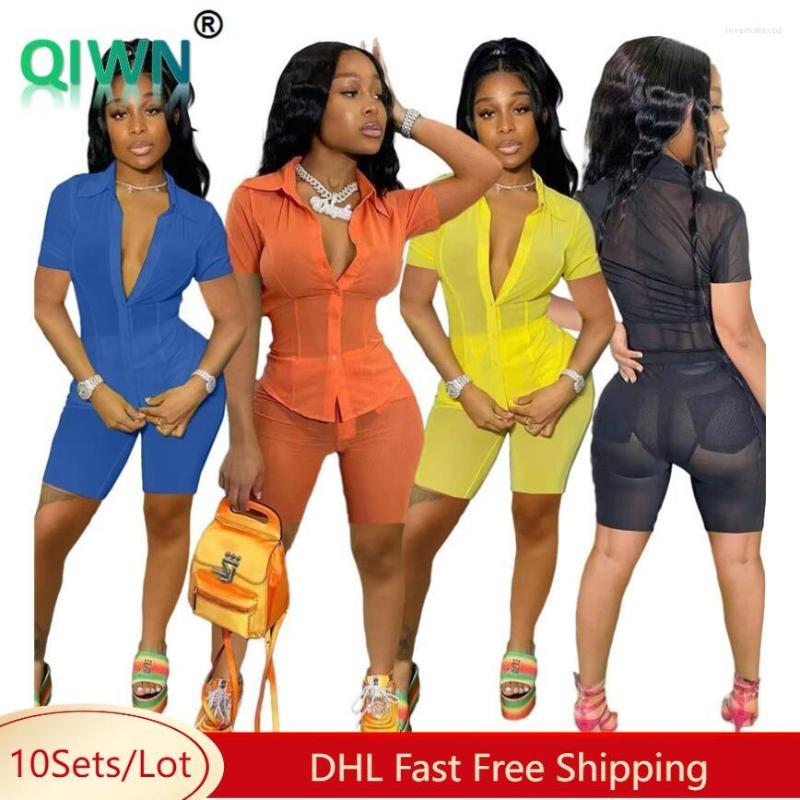 Women' Tracksuits 10Sets Bulk Items Wholesale Women Two Piece Set Sexy Mesh Short Sleeve T-shirts Shorts Nightclub Outfits Summer Solid, Black
Women' Tracksuits 10Sets Bulk Items Wholesale Women Two Piece Set Sexy Mesh Short Sleeve T-shirts Shorts Nightclub Outfits Summer Solid, Black